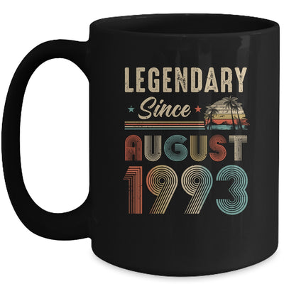 30 Years Old Legendary Since August 1993 30th Birthday Mug | siriusteestore