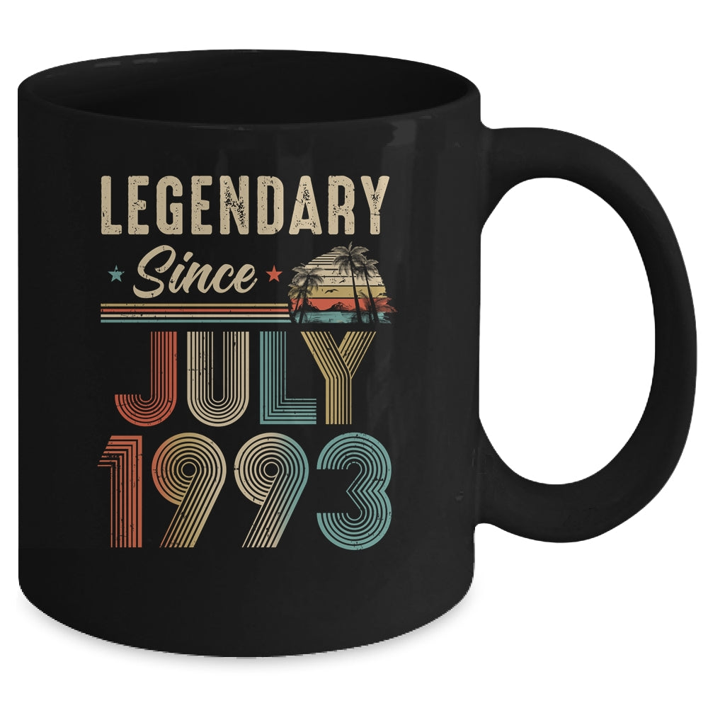 30 Years Old Legendary Since July 1993 30th Birthday Mug | siriusteestore