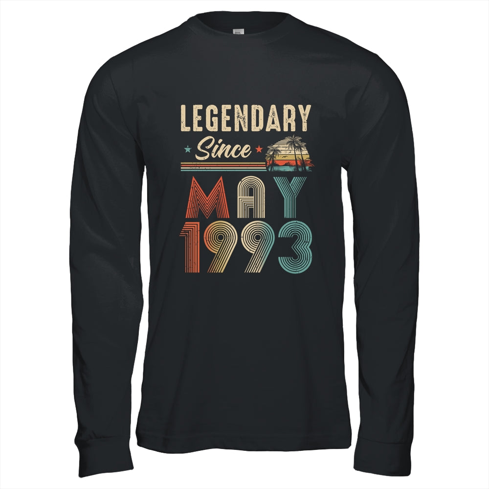 30 Years Old Legendary Since May 1993 30th Birthday Shirt & Hoodie | siriusteestore