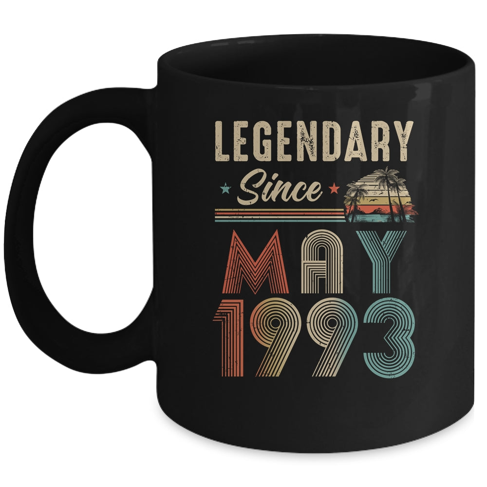 30 Years Old Legendary Since May 1993 30th Birthday Mug | siriusteestore