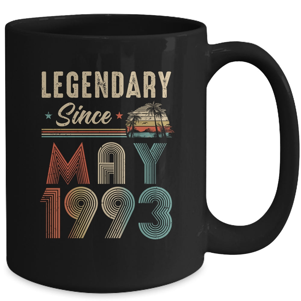 30 Years Old Legendary Since May 1993 30th Birthday Mug | siriusteestore