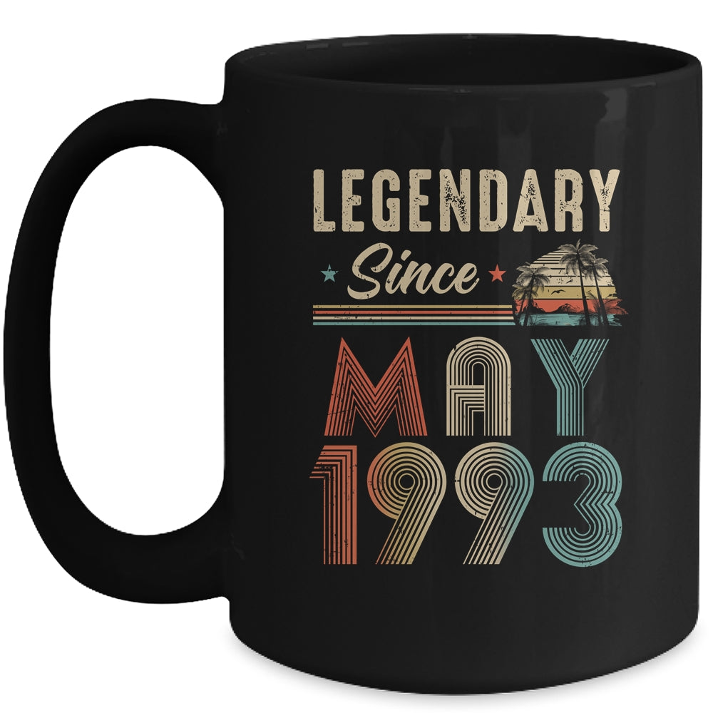30 Years Old Legendary Since May 1993 30th Birthday Mug | siriusteestore