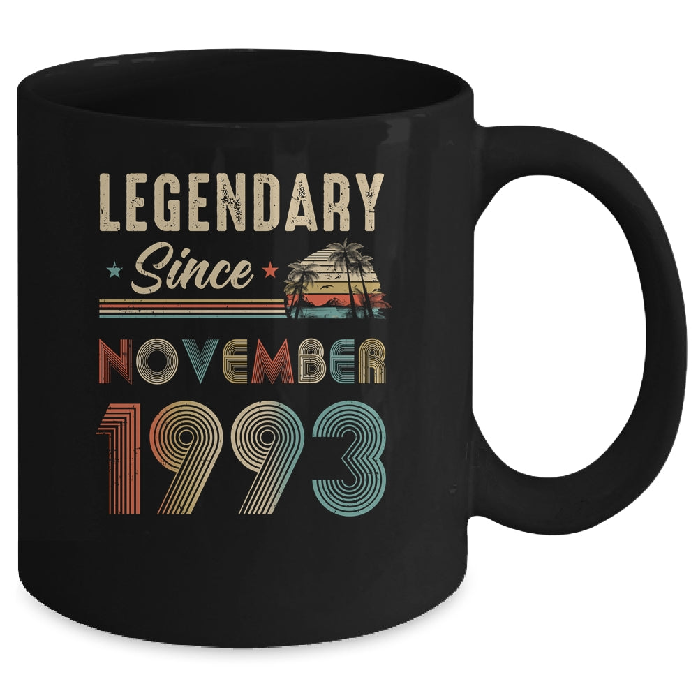30 Years Old Legendary Since November 1993 30th Birthday Mug | siriusteestore