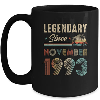 30 Years Old Legendary Since November 1993 30th Birthday Mug | siriusteestore