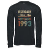 30 Years Old Legendary Since September 1993 30th Birthday Shirt & Hoodie | siriusteestore