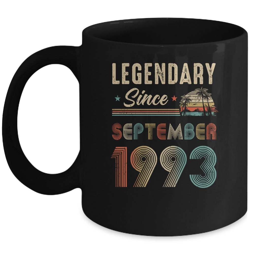 30 Years Old Legendary Since September 1993 30th Birthday Mug | siriusteestore