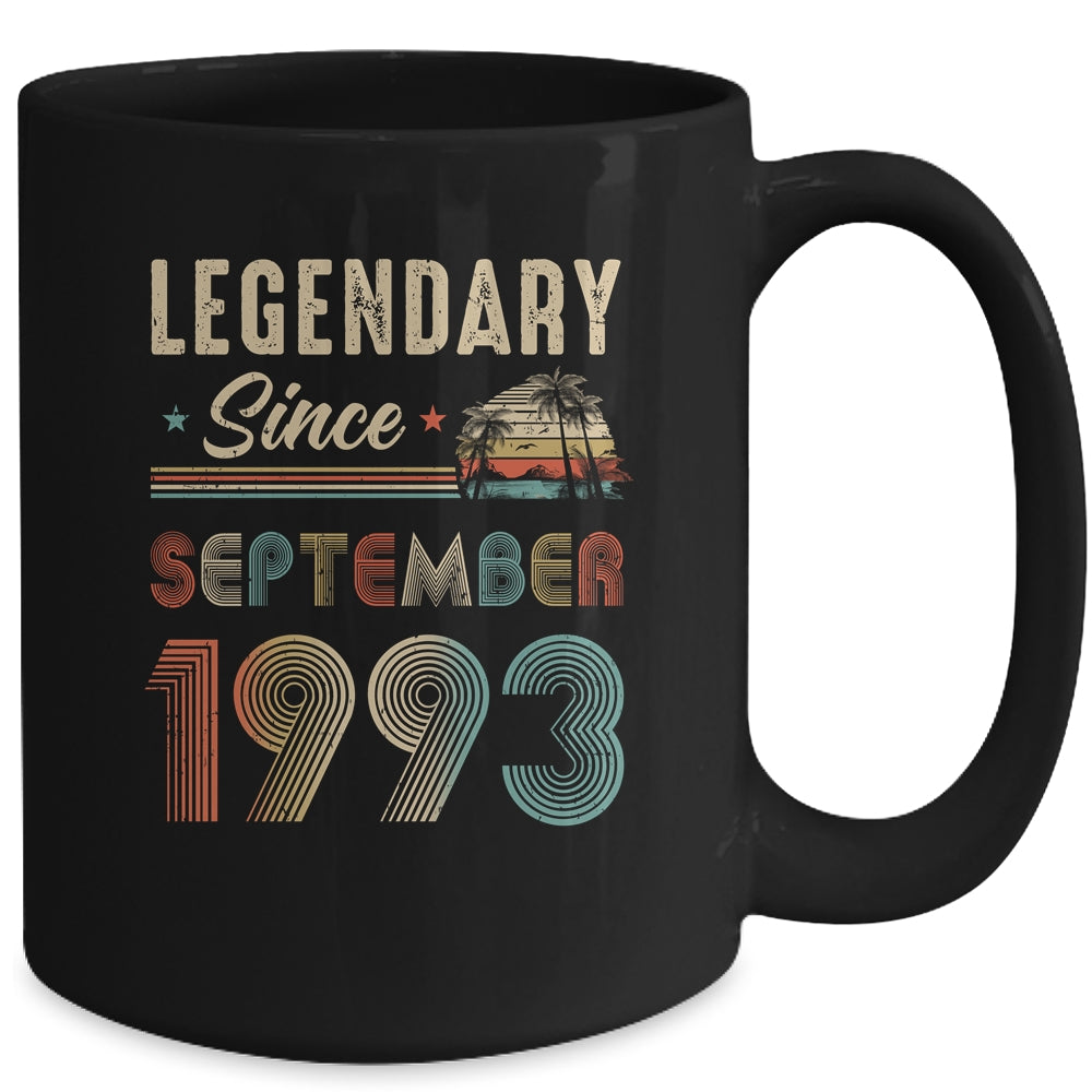 30 Years Old Legendary Since September 1993 30th Birthday Mug | siriusteestore