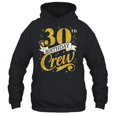 30th Birthday Crew 30th Bday Party Squad Friends Crown Funny Shirt & Tank Top | siriusteestore