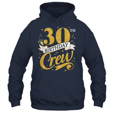 30th Birthday Crew 30th Bday Party Squad Friends Crown Funny Shirt & Tank Top | siriusteestore