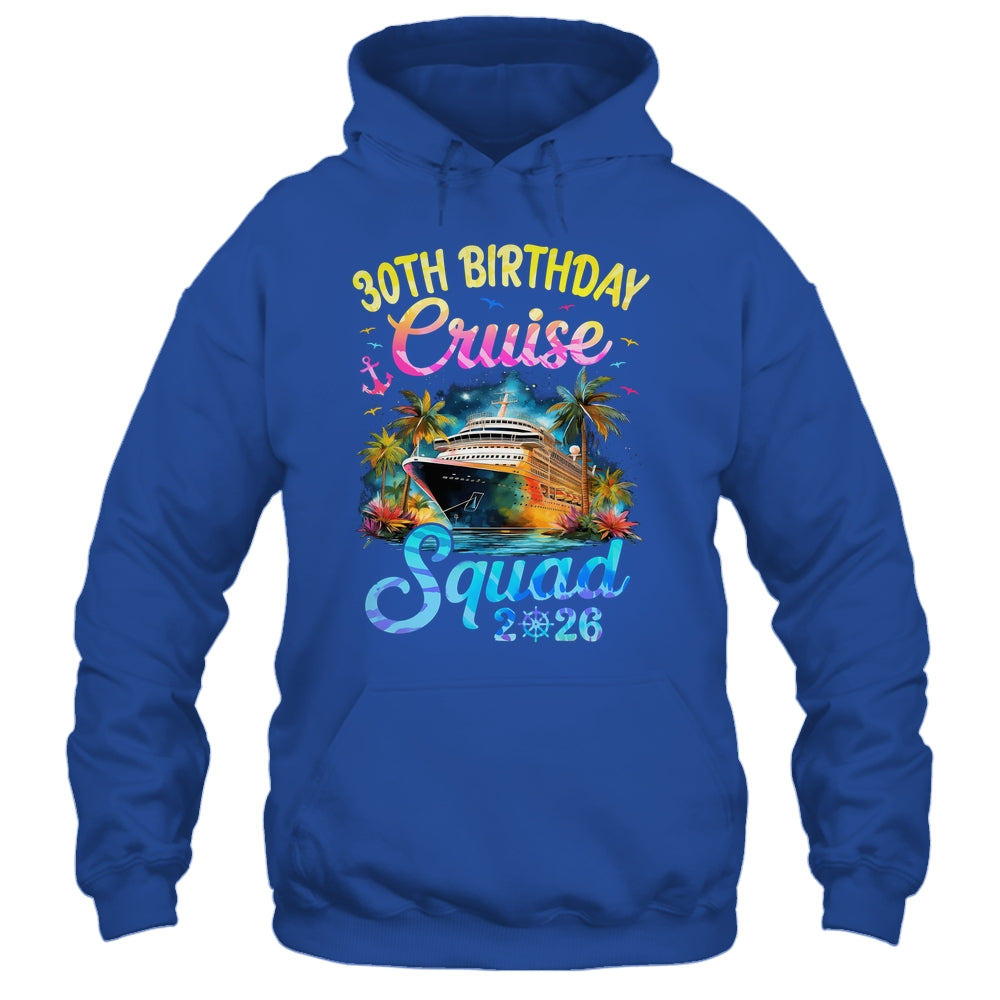 30th Birthday Cruise Squad 2026 Cruising Party Vacation Shirt & Tank Top | siriusteestore