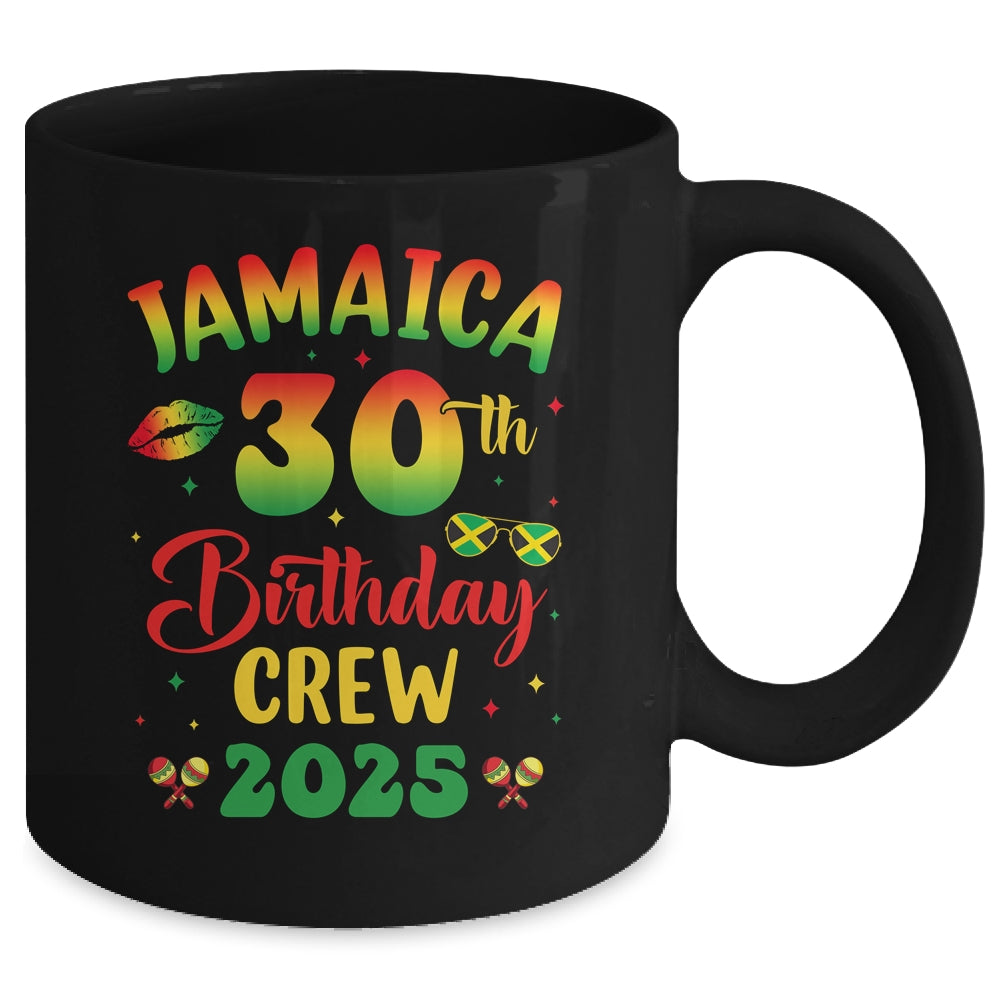 30th Birthday Girl Jamaica Birthday Crew Matching Group 2025 Mug | siriusteestore