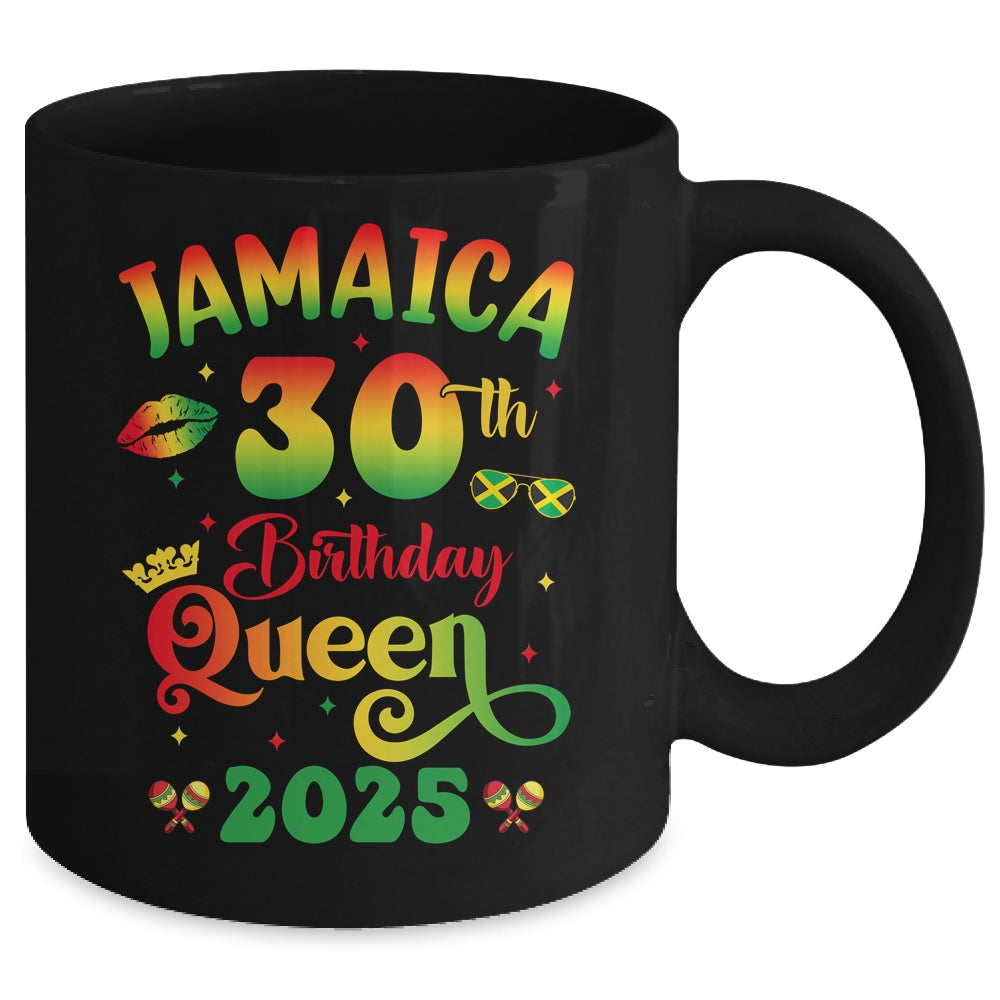 30th Birthday Queen Jamaica Girl Matching Party 2025 Mug | siriusteestore