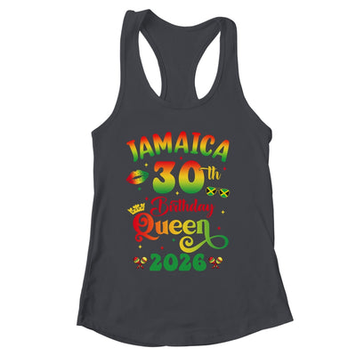 30th Birthday Queen Jamaica Girl Matching Party 2026 Shirt & Tank Top | siriusteestore