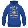 35 Years Awesome Vintage May 1990 35th Birthday Shirt & Hoodie | siriusteestore