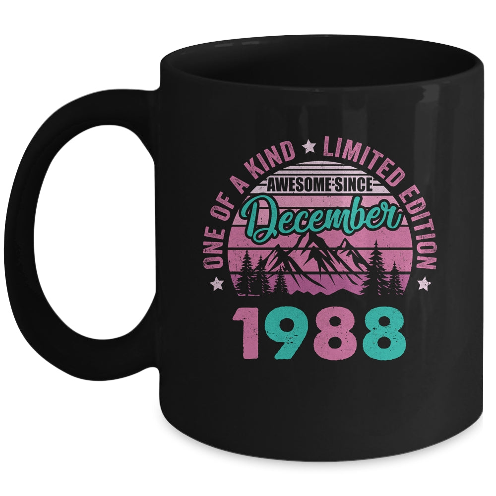 35 Years Old Awesome Since December 1988 35th Birthday Women Mug | siriusteestore
