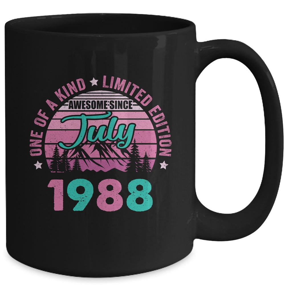 35 Years Old Awesome Since July 1988 35th Birthday Women Mug | siriusteestore