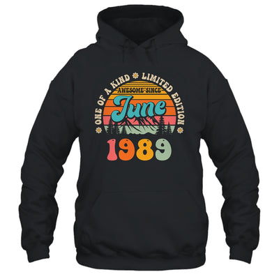 35 Years Old Awesome Since June 1989 35th Birthday Groovy Shirt & Tank Top | siriusteestore