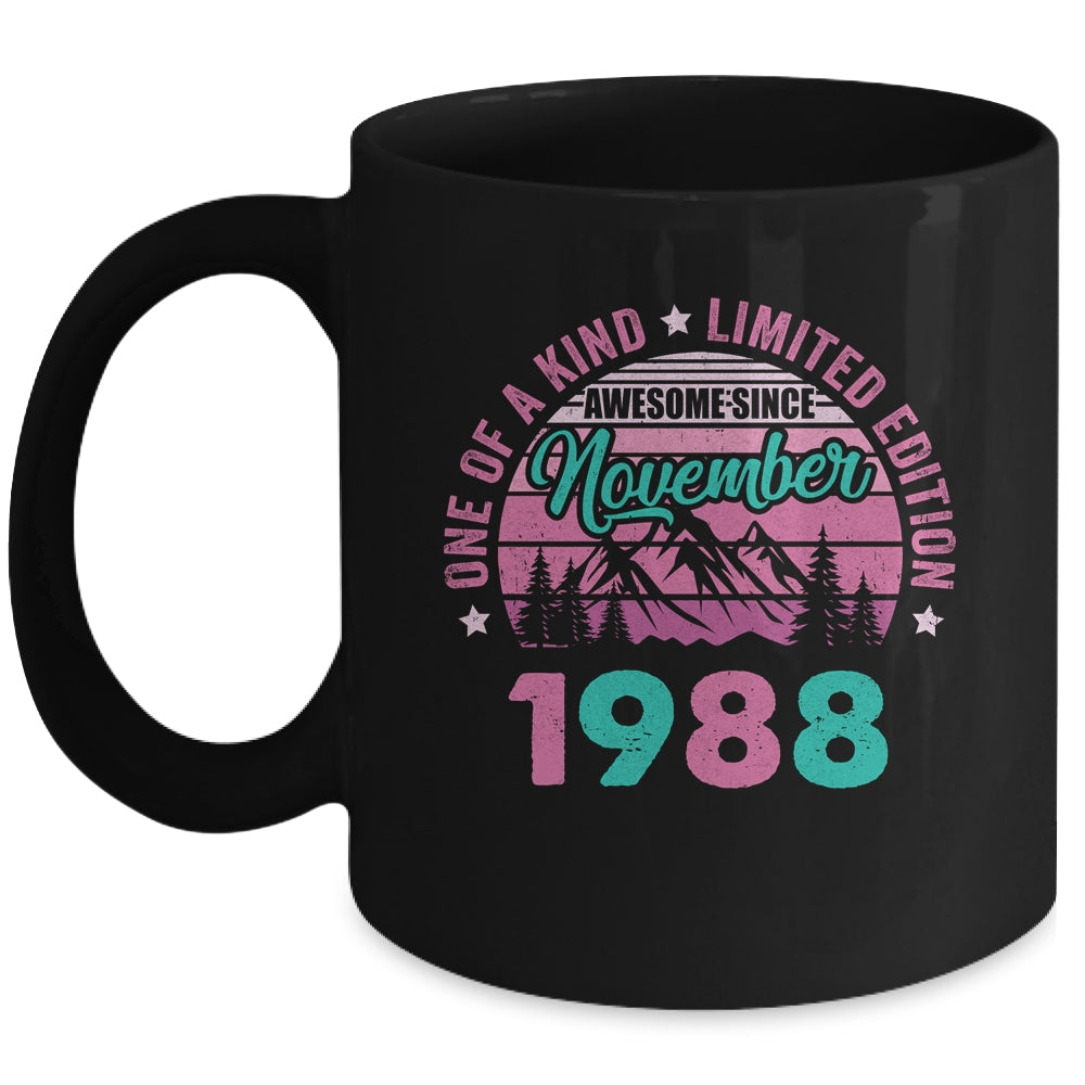 35 Years Old Awesome Since November 1988 35th Birthday Women Mug | siriusteestore