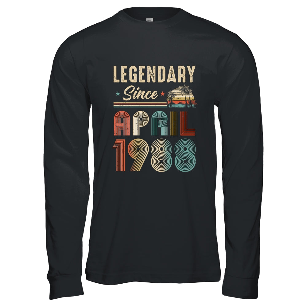35 Years Old Legendary Since April 1988 35th Birthday Shirt & Hoodie | siriusteestore
