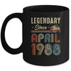35 Years Old Legendary Since April 1988 35th Birthday Mug | siriusteestore