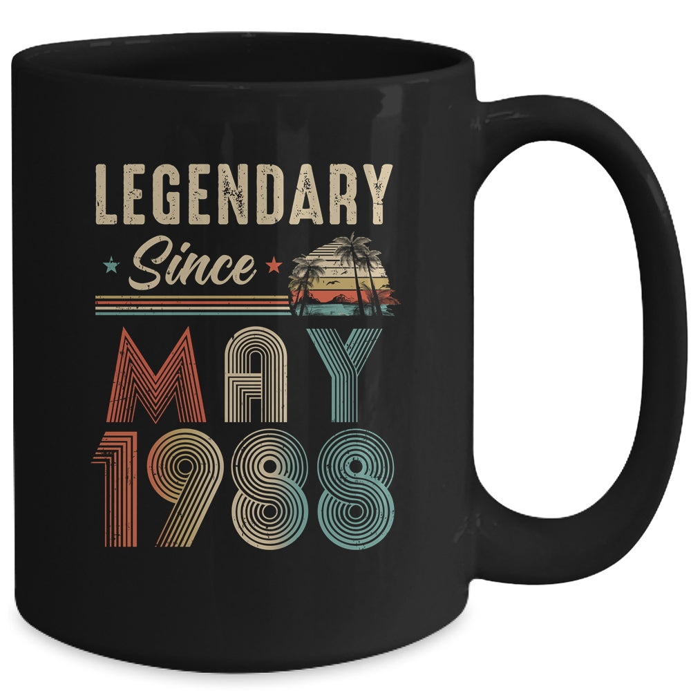 35 Years Old Legendary Since May 1988 35th Birthday Mug | siriusteestore