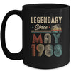 35 Years Old Legendary Since May 1988 35th Birthday Mug | siriusteestore