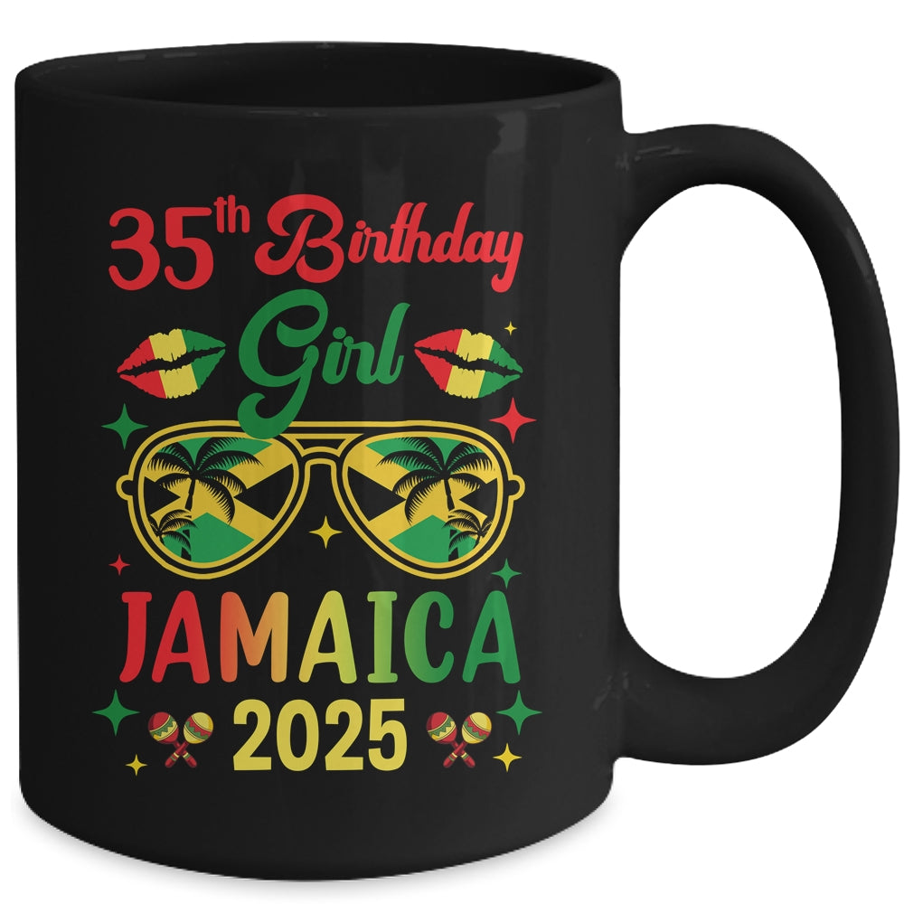 35th Birthday Girl Jamaica Vacation Party Outfit 2025 Mug | siriusteestore