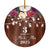 3rd Anniversary Wedding Ornament 3 Years As Mr and Mrs For Couples Christmas Husband Wife Married Wedding Gift Holiday Decoration Christmas Tree Ornament | siriusteestore