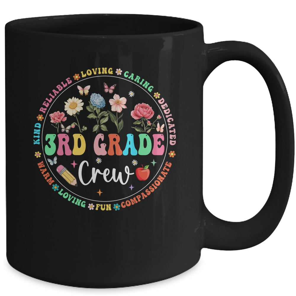3rd Grade Crew Back To School Kindergarten Teacher Kids Mug | siriusteestore