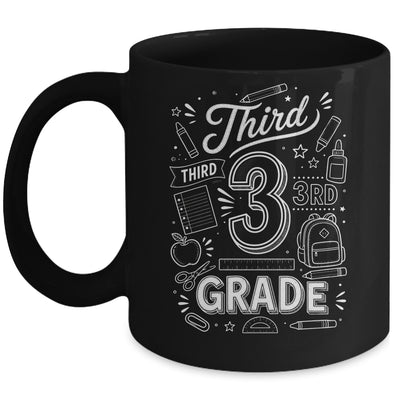 3rd Grade For Boys Back To School First Day Third Grade Mug | siriusteestore