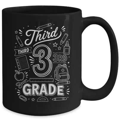 3rd Grade For Boys Back To School First Day Third Grade Mug | siriusteestore