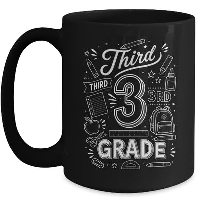 3rd Grade For Boys Back To School First Day Third Grade Mug | siriusteestore