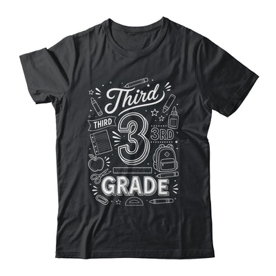 3rd Grade For Boys Back To School First Day Third Grade Shirt & Hoodie | siriusteestore