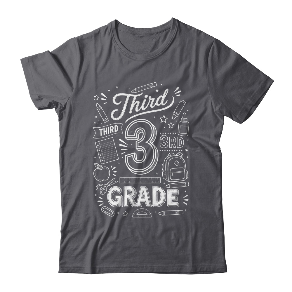 3rd Grade For Boys Back To School First Day Third Grade Shirt & Hoodie | siriusteestore