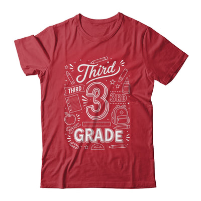 3rd Grade For Boys Back To School First Day Third Grade Shirt & Hoodie | siriusteestore