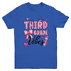 3rd Third Grade Vibes Back To School Coquette Teacher Girl Youth Shirt | siriusteestore