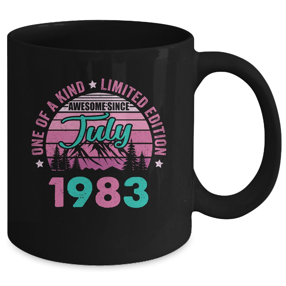 40 Years Old Awesome Since July 1983 40th Birthday Women Mug | siriusteestore