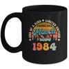 40 Years Old Awesome Since March 1984 40th Birthday Groovy Mug | siriusteestore