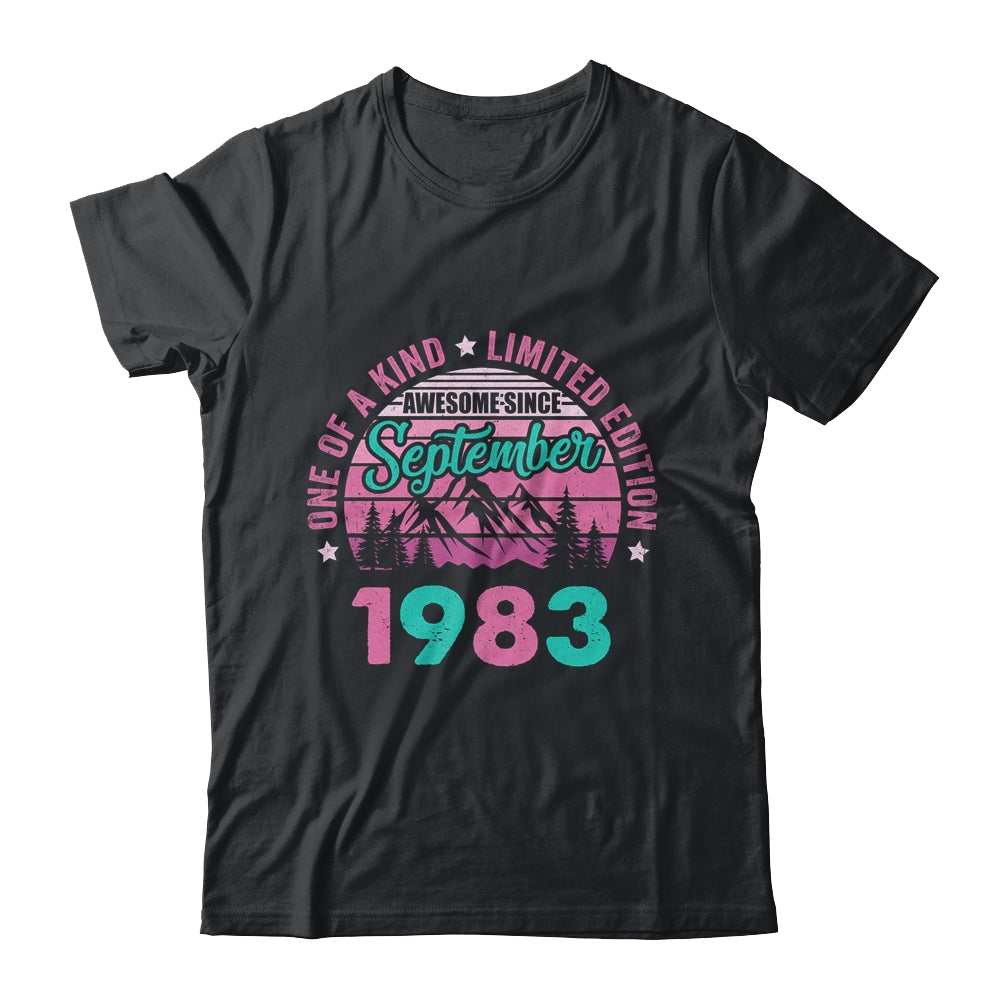 40 Years Old Awesome Since September 1983 40th Birthday Women Shirt & Tank Top | siriusteestore