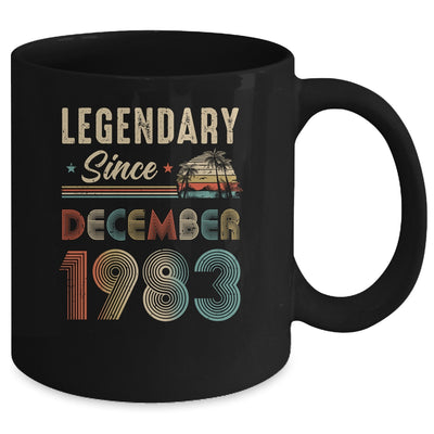 40 Years Old Legendary Since December 1983 40th Birthday Mug | siriusteestore