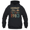 40 Years Old Legendary Since November 1983 40th Birthday Shirt & Hoodie | siriusteestore