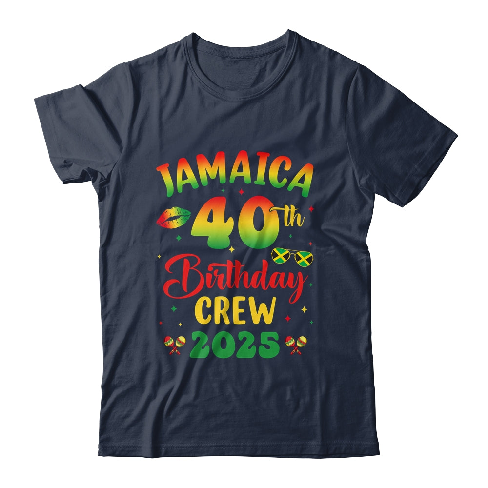 40th Birthday Girl Jamaica Birthday Crew Matching Group 2025 Shirt & Tank Top | siriusteestore