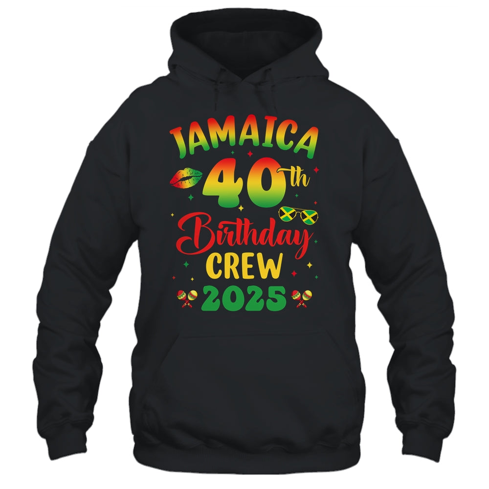 40th Birthday Girl Jamaica Birthday Crew Matching Group 2025 Shirt & Tank Top | siriusteestore