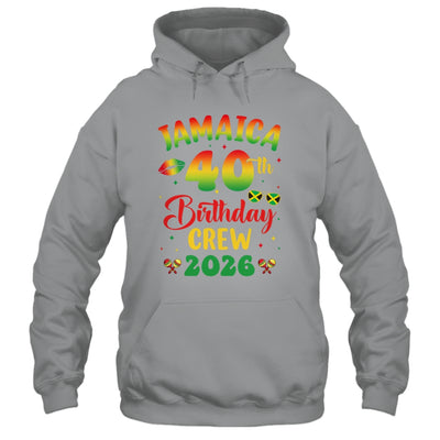 40th Birthday Girl Jamaica Birthday Crew Matching Group 2026 Shirt & Tank Top | siriusteestore