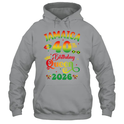 40th Birthday Queen Jamaica Girl Matching Party 2026 Shirt & Tank Top | siriusteestore