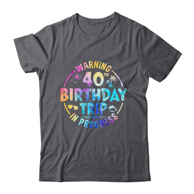 40th Birthday Trip Men Women Family 40 Years Old Birthday Shirt & Tank Top | siriusteestore