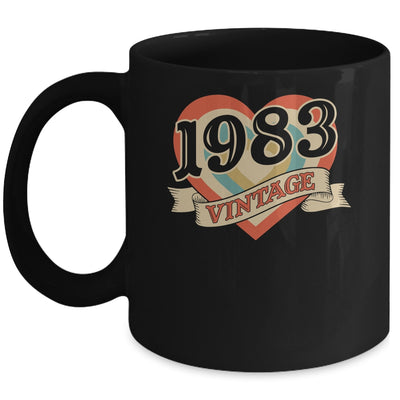 42nd Birthday Gifts Classic Retro Heart Vintage 1983 Mug | siriusteestore