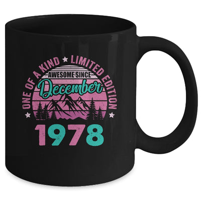 45 Years Old Awesome Since December 1978 45th Birthday Women Mug | siriusteestore