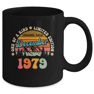 45 Years Old Awesome Since December 1979 45th Birthday Groovy Mug | siriusteestore