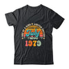 45 Years Old Awesome Since July 1979 45th Birthday Groovy Shirt & Tank Top | siriusteestore